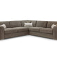 Naples Sofa Mocha Large Corner