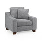Nebraska Sofa Slate Armchair