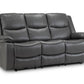 Harald Electric Recliner Sofa Grey 3 Seater