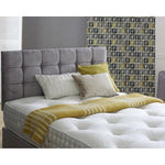 Elegant 2000 Double Divan Bed-Furniture-Beauty Sleep Beds-No Storage-Chenille Aubergine-Levines Furniture