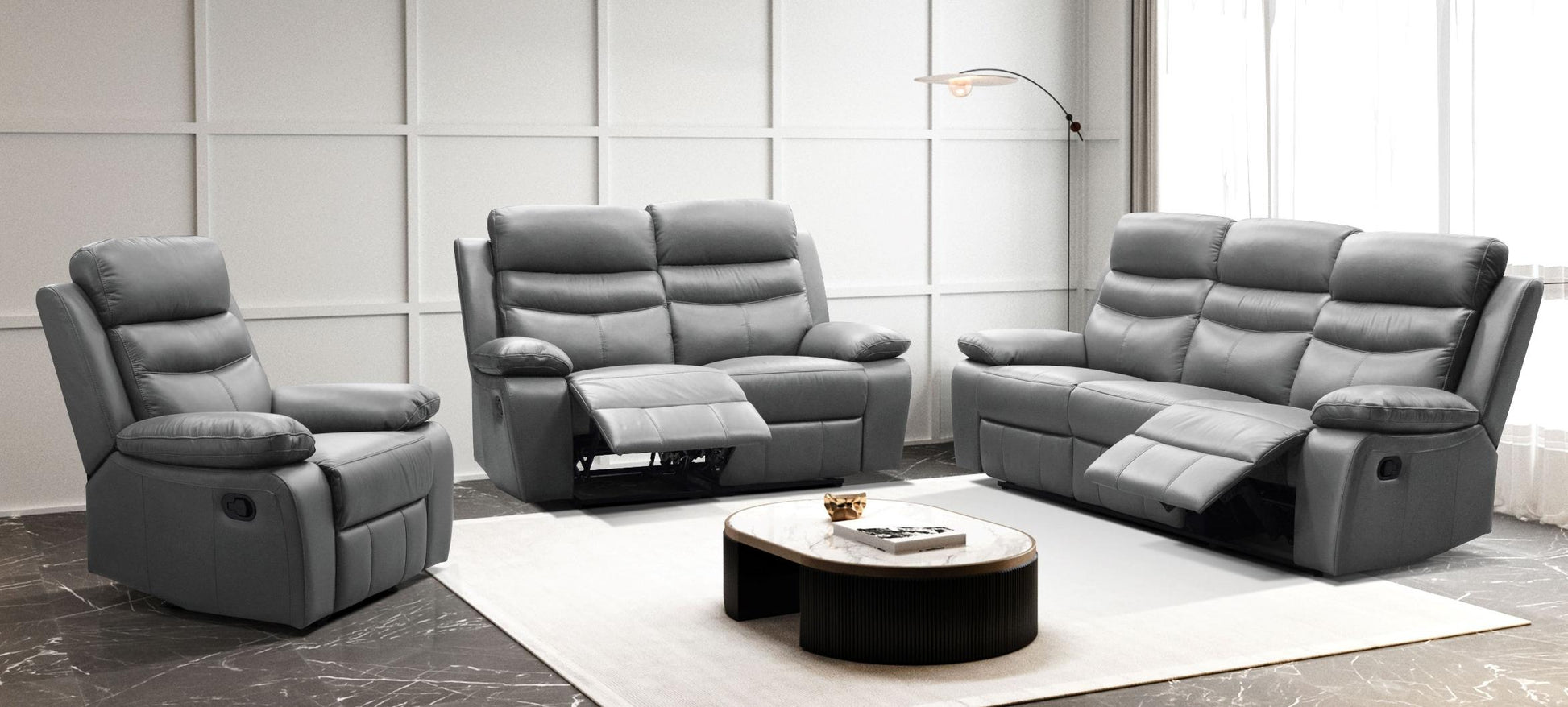 Emerson 3+2+1 Suite Manual Recliner