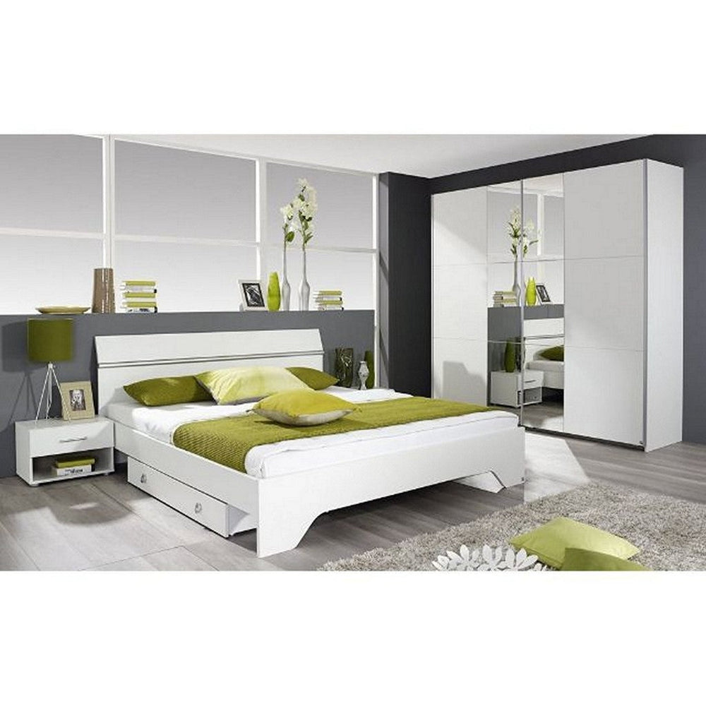 Felbach Wardrobe-Furniture-Rauch-175 cm wide-Alpine white-Levines Furniture