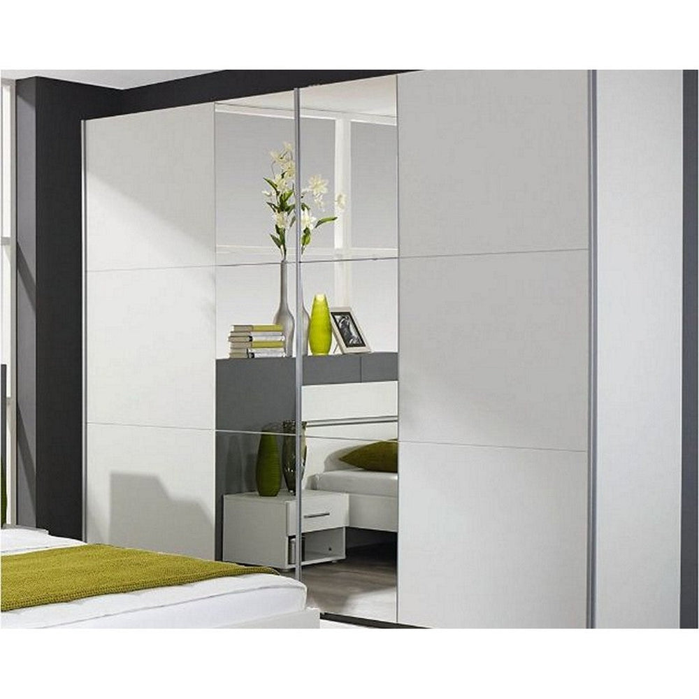 Felbach Wardrobe-Furniture-Rauch-175 cm wide-Alpine white-Levines Furniture