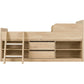 Felix Low Sleeper Bed-Furniture-Seconique-Grey-Levines Furniture