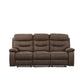 Gabrielle 3 Seater + 1 Armchair + 1 Armchair (Recliner)-Furniture-Exclusive-Brown-Levines Furniture