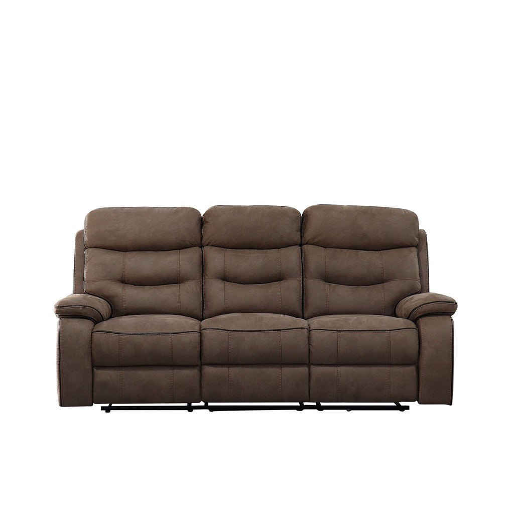 Gabrielle 3 Seater + 1 Armchair + 1 Armchair (Recliner)-Furniture-Exclusive-Brown-Levines Furniture