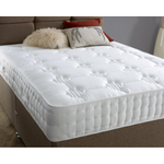 Hilton Double Divan Bed-Furniture-Beauty Sleep Beds-No Storage-Chenille Aubergine-Levines Furniture