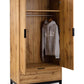 Bali 2 Door 1 Drawer Wardrobe - Light Oak