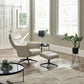 Priya Chair and Stool - Grey