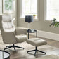 Priya Chair and Stool - Grey