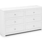Radley 6 Drawer Chest - Surf White