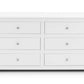 Radley 6 Drawer Chest - Surf White