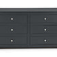Radley 6 Drawer Chest - Anthracite