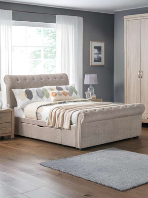 Ravello 2 Drawer Storage 150cm King Bed