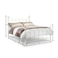 Rebecca 135cm Double Bed - Stone White