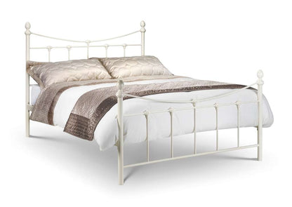 Rebecca 90cm Single Bed - Stone White