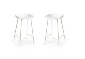 Set Of 2 Renzo Bar Stool White