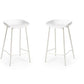 Set Of 2 Renzo Bar Stool White