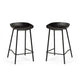 Set Of 2 Renzo Bar Stool Black