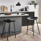 Set Of 2 Renzo Bar Stool Black
