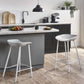 Set Of 2 Renzo Bar Stool Grey