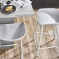 Set Of 2 Renzo Bar Stool Grey
