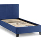 Rialto 90cm Single Bed  Dark Blue