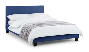 Rialto 135cm Double Bed  Dark Blue