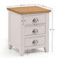 Richmond 3 Drawer Bedside