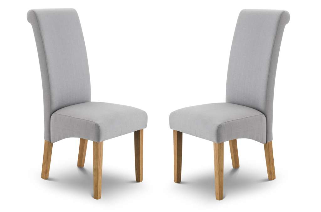 Set Of 2 Rio Scrollback Fabric Chairs
