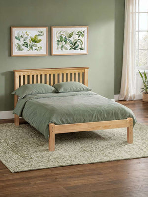 Barcelona Pine Low Footend 135cm Double Bed