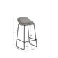 Set Of 2 Rocco Stools - Light Grey