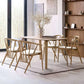 Rory Oak Curved Back Dining Chair