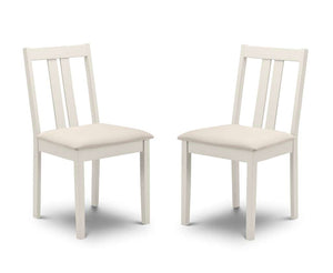 Set Of 2 Rufford Ivory Chairs