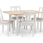 Rufford 2-Tone Dining Table Ivory/Natural
