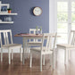 Rufford 2-Tone Dining Table Ivory/Natural