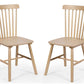 Set of 2 Sakura Oak Dining Chairs