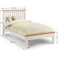Salerno 90cm Single Bed - Two Tone