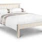 Barcelona White Low Footend 135cm Double Bed