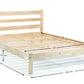 Sami 135cm Double Bed - Unfinished Pine