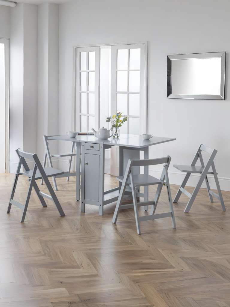 Savoy Dining Set - Light Grey