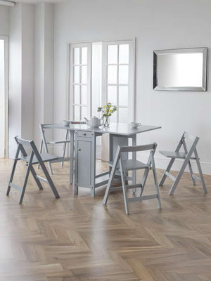 Savoy Dining Set - Light Grey