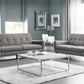 Scala White Marble Top Lamp Table