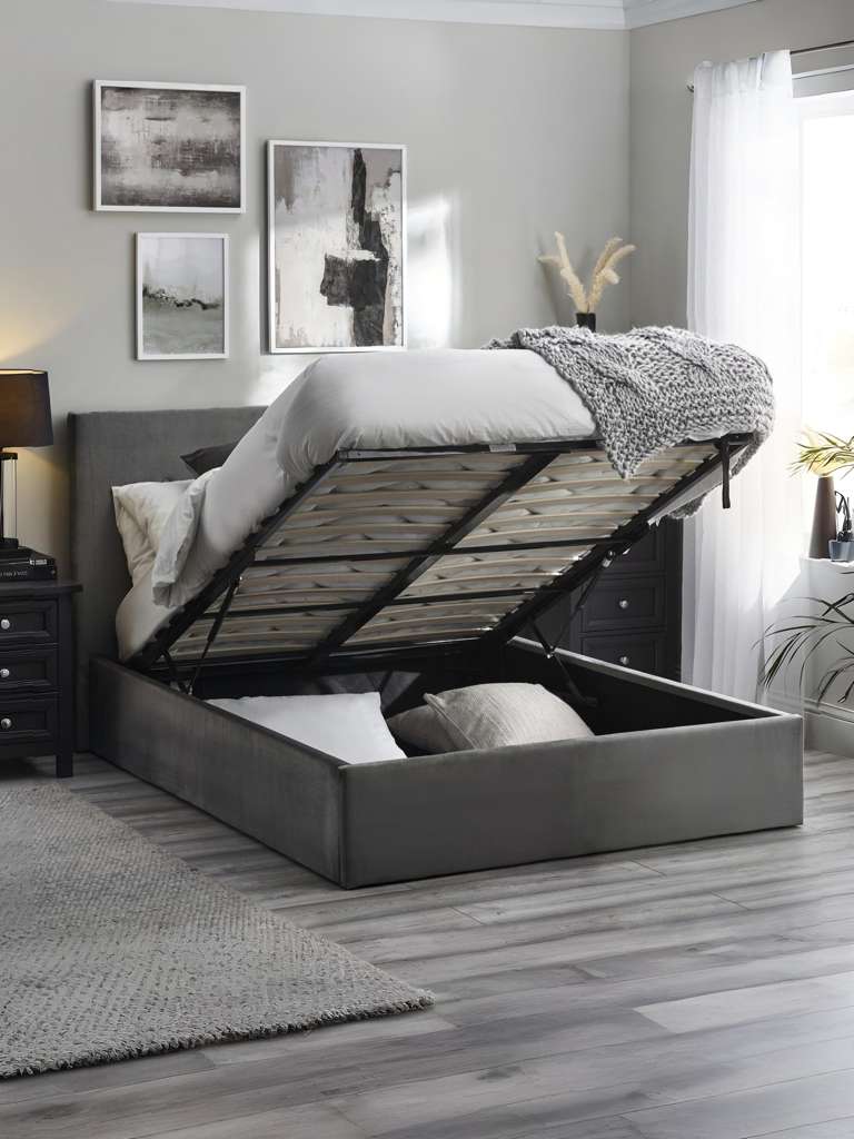 Shoreditch Ottoman Storage 135cm Double Bed