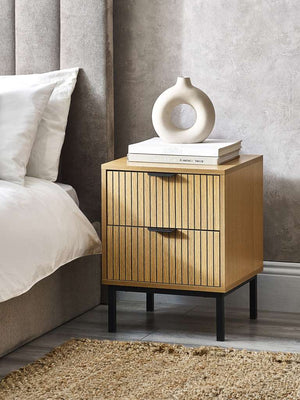 Sia 2 Drawer Bedside