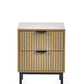 Sia 2 Drawer Bedside