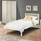 Slocum 90cm Bed Stone White