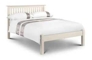 Barcelona White Low Footend 120cm Small Double Bed