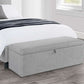 Sorrento Blanket Box Light Grey