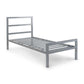 Soto Metal Bed 90cm - Silver